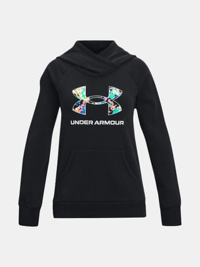 Under Armour Mikina Rival Logo Hoodie-BLK