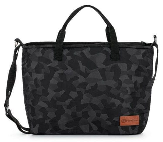 Levně Petite&Mars Přebalovací taška Bag Marble Black