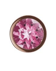 Lola Games Anální kolík Diamond Quartz Shine S Růžové zlato