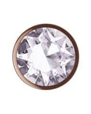 Lola Games Anální kolík Diamond Moonstone Shine L Růžové zlato