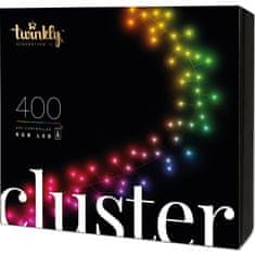 Twinkly Cluster 400 RGB LED 6 m inteligentní dekorativní řetěz, svazek