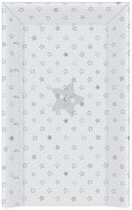 Ceba Baby Přebalovací podložka měkká 80 cm trojhranná - Hvězdy šedá