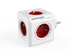 Allocacoc PowerCube Original - napájecí lišta, červená