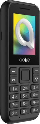  mobilní telefon s klasickou konstrukcí alcatel 1068d fotoaparát displej pohodlná klávesnice 400mah baterie kalkulačka poznámky budík fm tuner 
