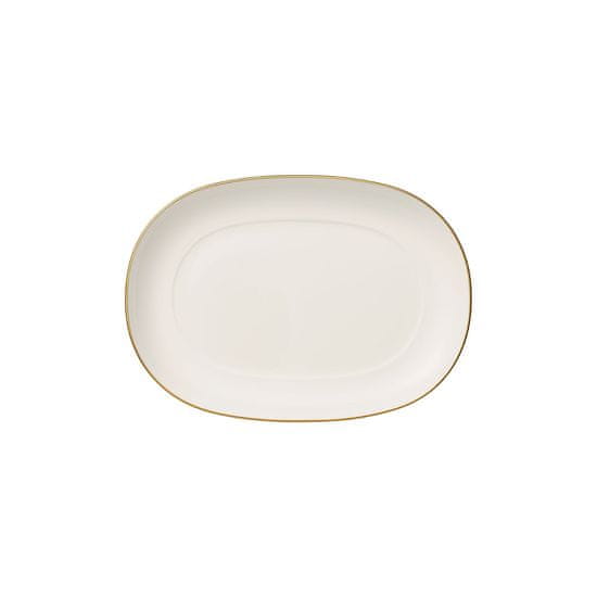 Villeroy & Boch Oválný přílohový talíř nebo podšálek k omáčníku z kolekce ANMUT GOLD