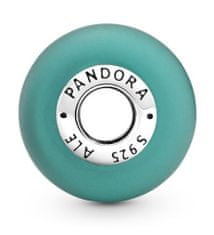 Pandora Matný skleněný stříbrný korálek 799555C00
