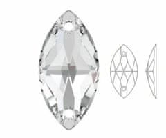 Izabaro 3223 broušený krystal, šaton, navette