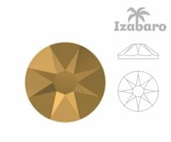 Izabaro 144ks crystal dorado gold 001dor ss16 round star