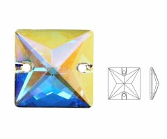 Izabaro 8ks crystal crystal ab 001ab square šít na flatback