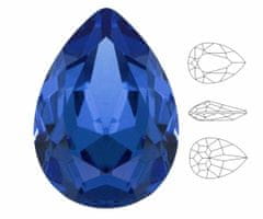 Izabaro 4ks crystal sapphire 206 hruška slza efektní