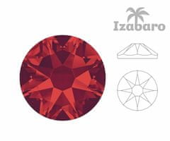 Izabaro 72ks crystal light siam red 227 ss30 round star