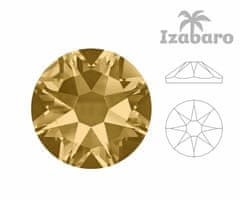 Izabaro 144ks crystal topaz yellow 203 ss20 round star rose