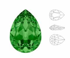Izabaro 4ks crystal peridot zelená 214 hruška slza efektní