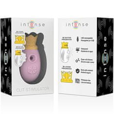 Intense Intense Clit Stimulator 10 Licking and Suction (Pink)
