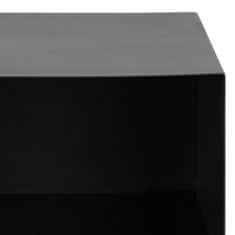 Design Scandinavia Noční stolek Joilet, 30 cm, MDF, černá