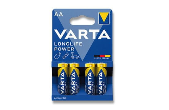 CoolCeny Baterie Varta AA – Longlife Power - blistr 4ks