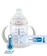 Nuk kojenecká láhev Anti-colic s kontrolou teploty 150 ml - červená