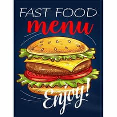 Retro Cedule Cedule Restaurace menu 2 - Fast Food menu