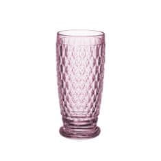 Villeroy & Boch Vysoká sklenice na vodu nebo pivo z kolekce BOSTON růžová
