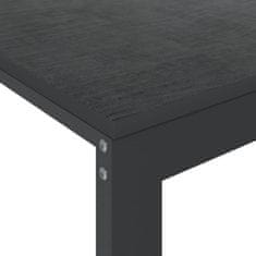 Greatstore Počítačový stůl černý 110 x 60 x 73 cm dřevotříska