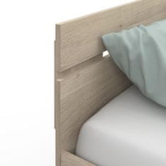 IDEA nábytek Multifunkční postel 90x200 MICHIGAN dub