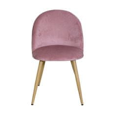 IDEA nábytek Jídelní židle LAMBDA růžový samet