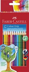 Faber-Castell Barevné pastelky "Grip 2001", 12 barev, trojhranné