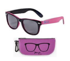 Baby Banz Dětské sluneční polarizační brýle JBANZ DUAL black/pink