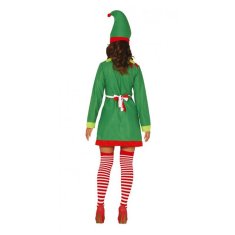 Guirca Dámský kostým zelená Vánoční Elfka M