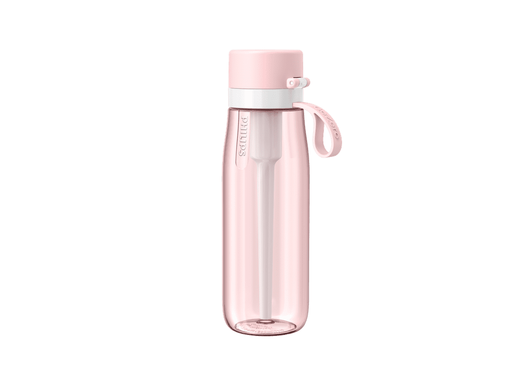 Philips filtrační lahev GoZero Daily AWP2731PKR, 660ml, růžová