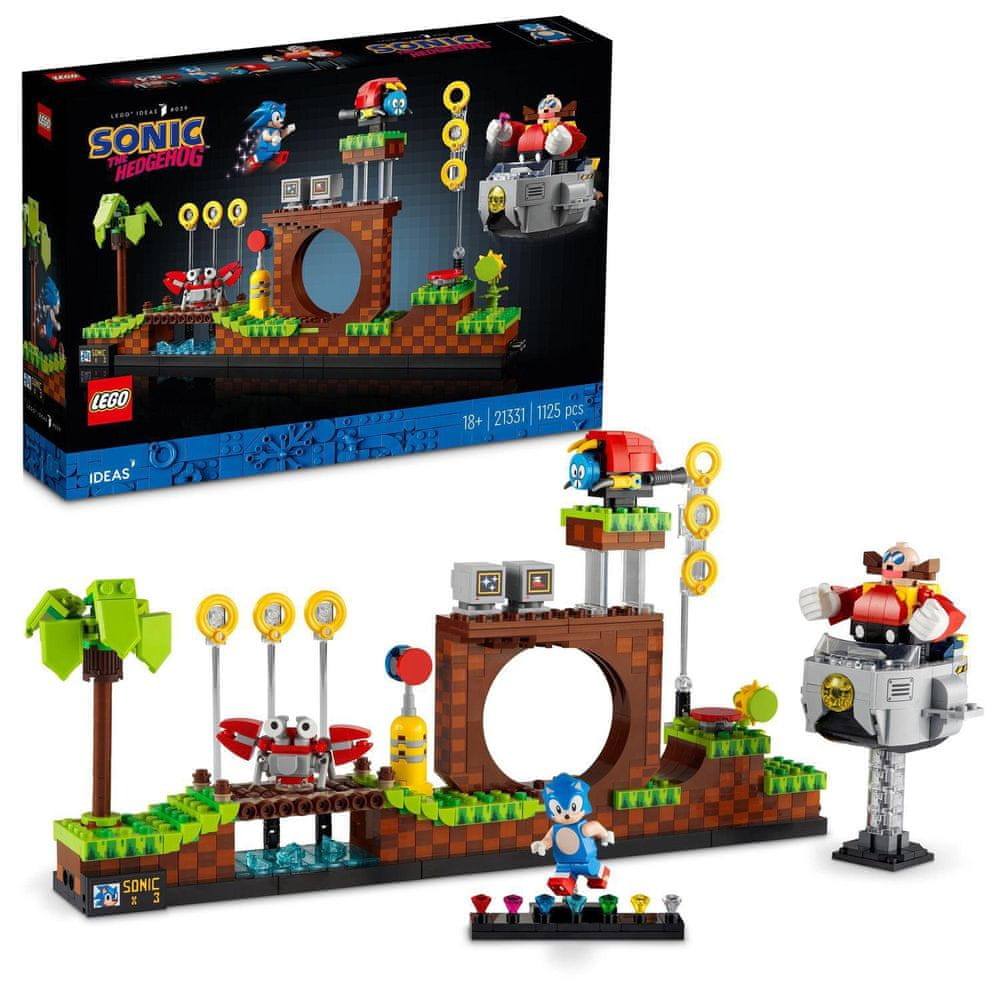 Levně LEGO Ideas 21331 Sonic the Hedgehog – Green Hill Zone