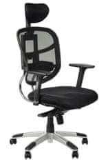 STEMA Otočná židle s prodlouženým sedákem HN-5018 BLACK