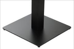 STEMA Kovová stolová podnož pro domácnost, restauraci, hotel SH-5002-6/B, černá, výška 73 cm, spodní prvek 50x50 cm - rám stolu, stůl