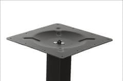 Kovová stolová podnož pro domácnost, restauraci a hotel SH-5002-5/B, černá, výška 73 cm, rozměry spodního prvku 45x45 cm - rám stolu, stůl