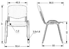 STEMA Stacionární židle TDC-07 z bukové překližky