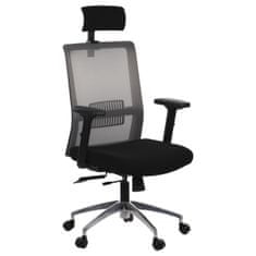 STEMA Otočná židle s prodlouženým sedákem RIVERTON M/H/AL, různé barvy, černošedá