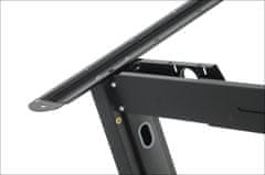 STEMA Kovový rám na stůl nebo psací stůl STL. Má posuvný nosník a nastavitelné nohy. Výška 72,5 cm. Pro pracovní desky o délce 140 až 180 cm. Černá barva.