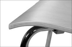 STEMA Židle TDC-132 na chromovaném rámu. Pro domácnost, kancelář, restauraci a hotel. Sedák a opěrák z překližky o tloušťce cca 12 mm. Má plastové nožky, které zabraňují poškrábání podlahy. Stohovatelné.