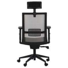 STEMA Otočná židle s prodlouženým sedákem RIVERTON M/H, různé barvy, černošedá