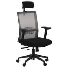 STEMA Otočná židle s prodlouženým sedákem RIVERTON M/H, různé barvy, černošedá