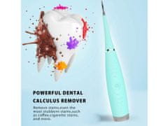 AUR Ultrazvukový čistič zubů - Electric Cleaner - růžová