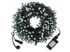 AUR Venkovní vánoční řetěz 50m (500 LED) - Bílá
