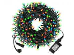 AUR Venkovní vánoční led osvětlení barevné 50m - 500 led diod