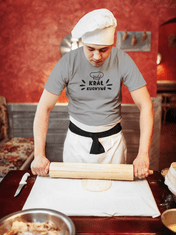 Fenomeno Pánské tričko Král kuchyně - šedé Velikost: L