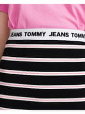 Tommy Jeans Černá pruhovaná sukně Tommy Jeans S