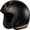 Retro helma na moto PRIMO LIMITED EDITION matná černá S