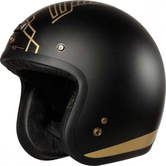 Origine Retro helma na moto PRIMO LIMITED EDITION matná černá