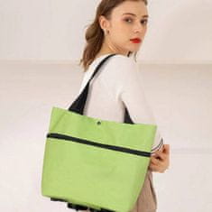Netscroll Skládací nákupní taška s kolečky, ShoppingBag