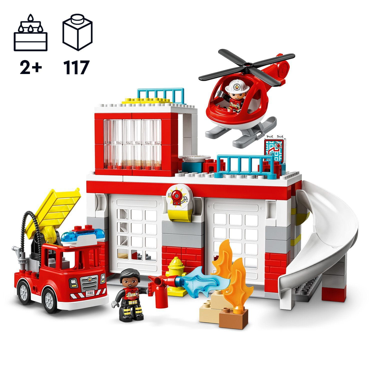  LEGO DUPLO 10970 Tűzoltóállomás és helikopter 