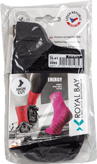ROYAL BAY Sportovní ponožky HIGH-CUT - Černá/36-38